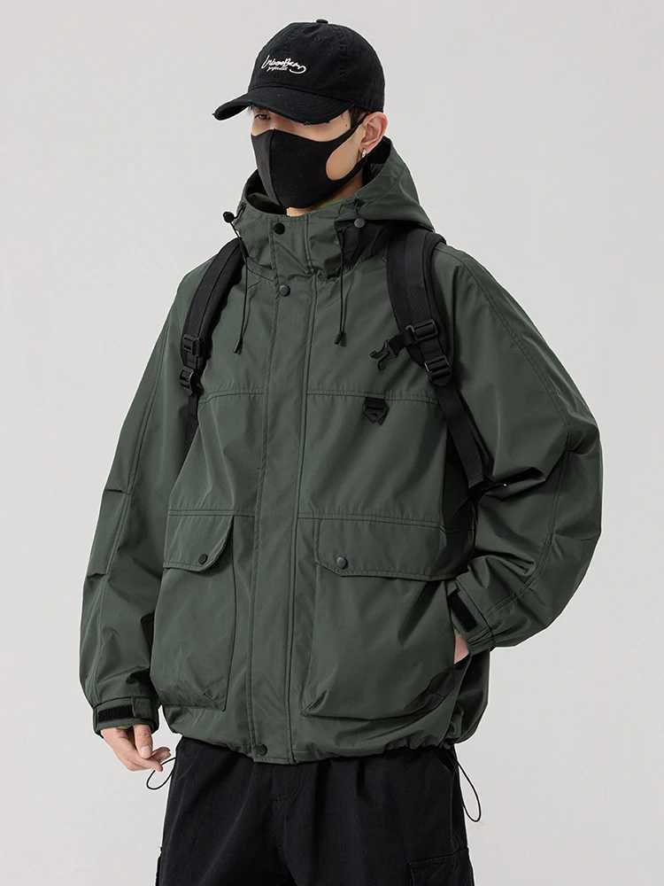 Spring Mens Jacket Hooded Windbreakers 8XL 7XL 6XL Plus Size Korean Fashion Loose Coat Windproof Casual Jackets for Men W250711