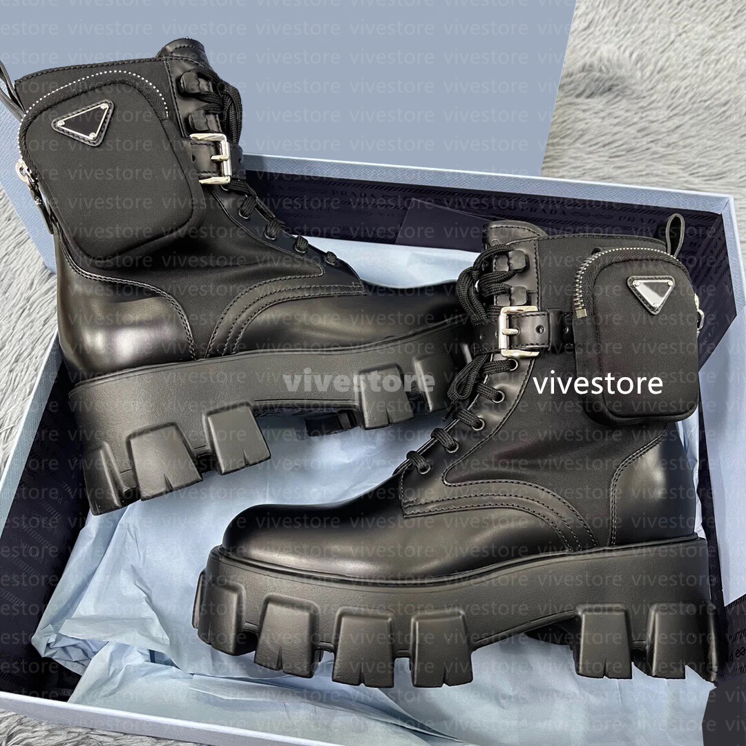 Designer boots woman motorcycle boots leather nylon fabric patchwork bag ankle boots brand women boot fashion shoes 35-41