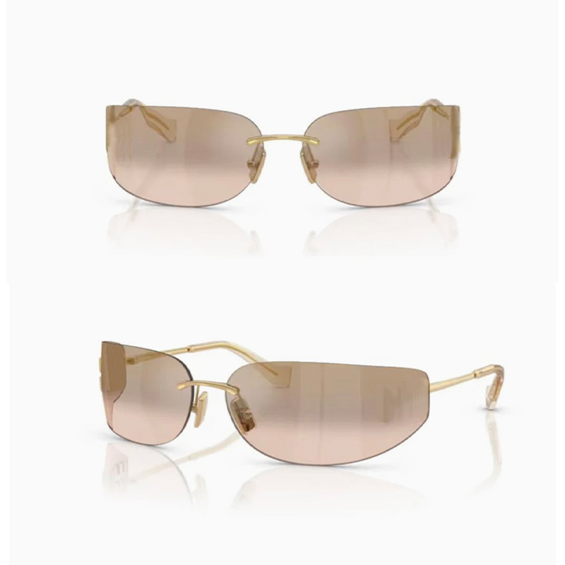 Designer Sunglasses Curved surface lens design A51S glasses Frameless Luxury Quality Sunglasses for women fashion outdoor protective goggles Original box