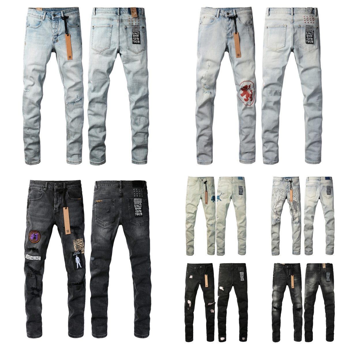New ksubi Jeans mens jeans designer Jeans Mens pants High-end Quality Straight Designer Retro Shinny Daily Street Casual Sweatpants Designers Joggers Pants