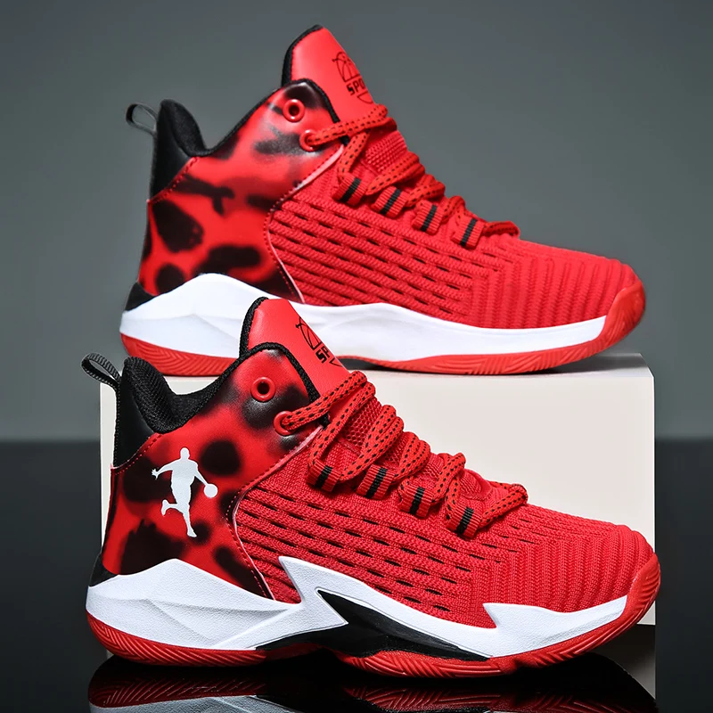 Men Basketball Shoes Field Train Athletes Basketball Boot Women Brand Non-slip Cushion Outdoor Street Breathable Sports Sneakers