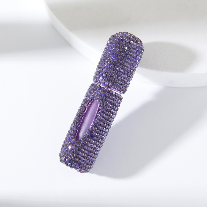 Small Window 5ml Bottom Direct Refill with Dia-Studded Spray Press-Activated Empty Perfume Bottle