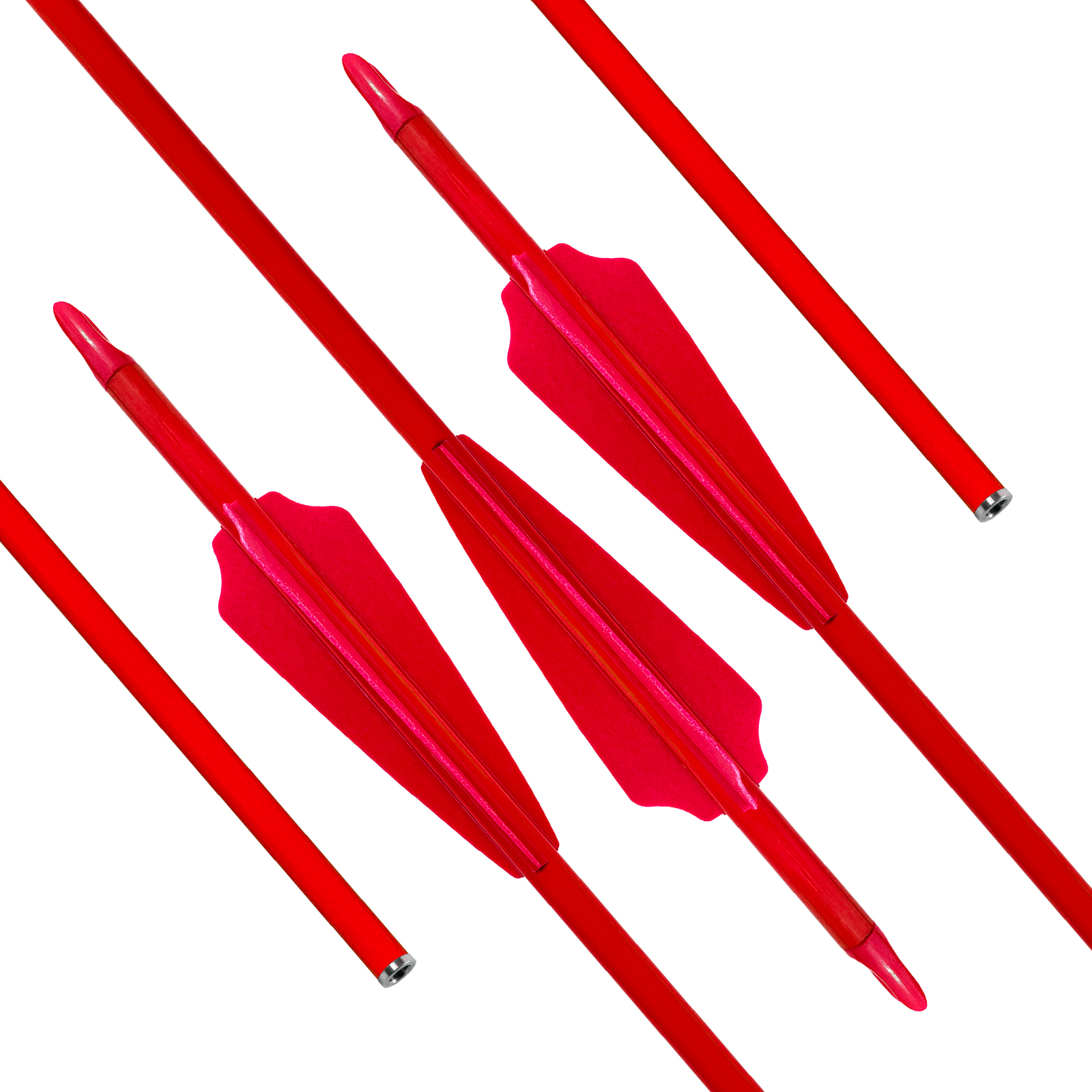 31inch Hunting Arrows Without Arrowheads Spine250-600 Carbon Fiber Archery Targeting Arrows 6.2mm Practice Arrows for Recurve Bow and Compound Bow (Pa