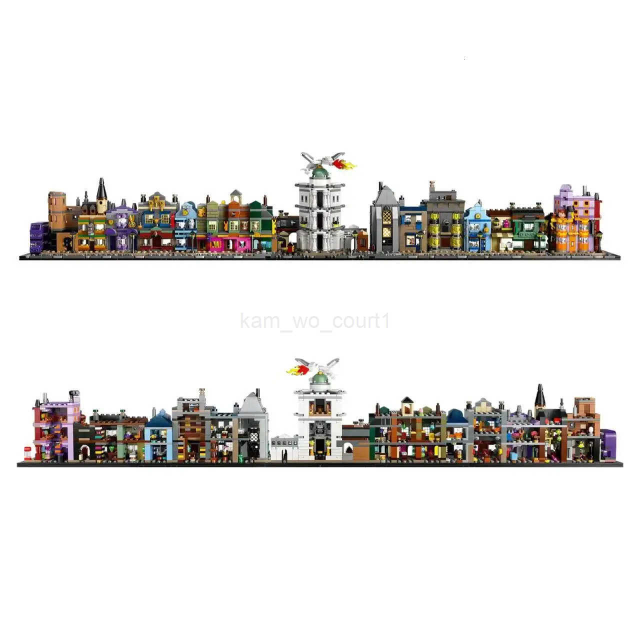 MOC Building Kit Street View Building 76444 House Building Block Model Kit 2750 Pieces Christmas Halloween Gift Set M250711