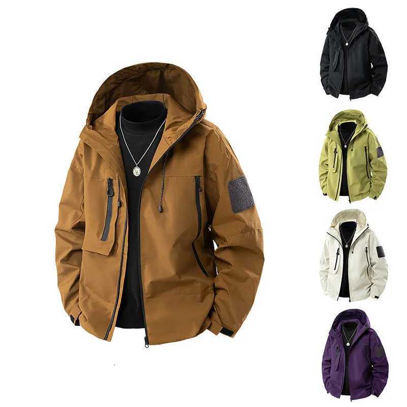 2025 Spring New Outdoor Sports Hooded Storm Jacket American High Arcade Jacket Trendy W250711