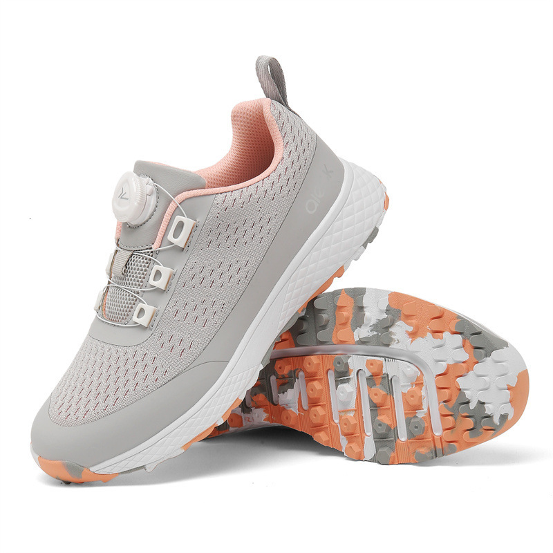 Golf Women New Sports Shoes with Knob for Kids Mesh Boys and Girls Non-Slip Fixed Spikes Sizes 32-40 ddmysaturn ddmysaturn ddmysaturn
