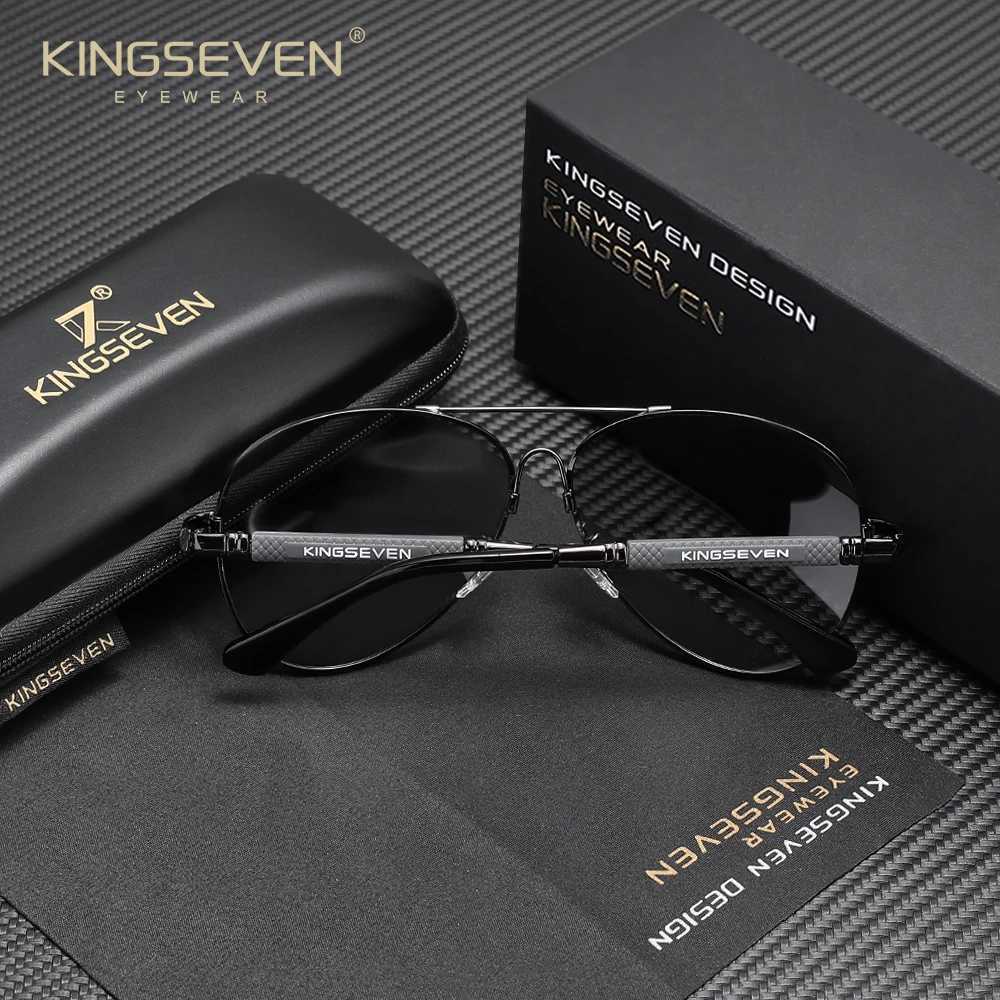 KINGSN ot Sunes Quality Titanium Alloy Polari UV400 Trendy es For Men Wen Driving Eyewear W250709