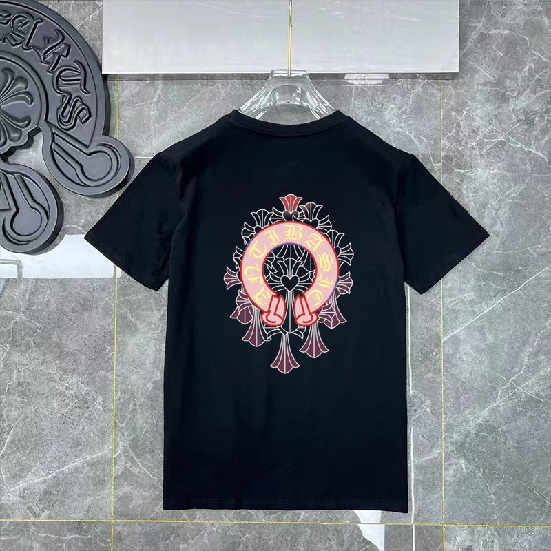 High Version Mens T Shirts Shoe Sword Cross Print Unisex Short Sleeve T-Shirt