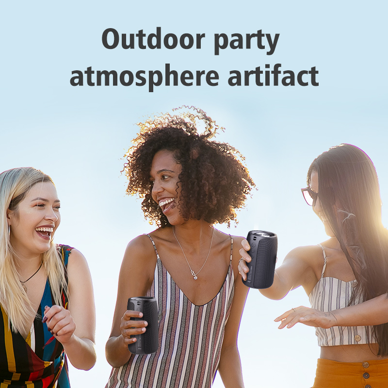 S32 Sleek Portability Meets Excellent Acoustics: Robust Waterproof Bluetooth Speaker