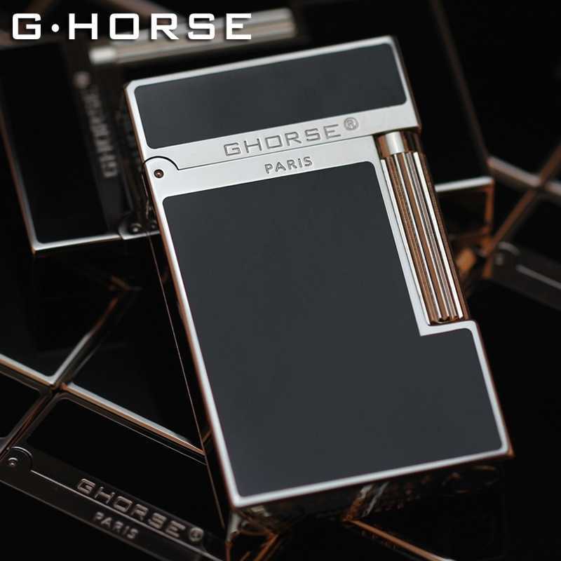 Shenjun's loud-sounding lighter for men, made of pure copper, with a milled-out steel body, refillable, retro, ultra-thin, and featuring a flint 