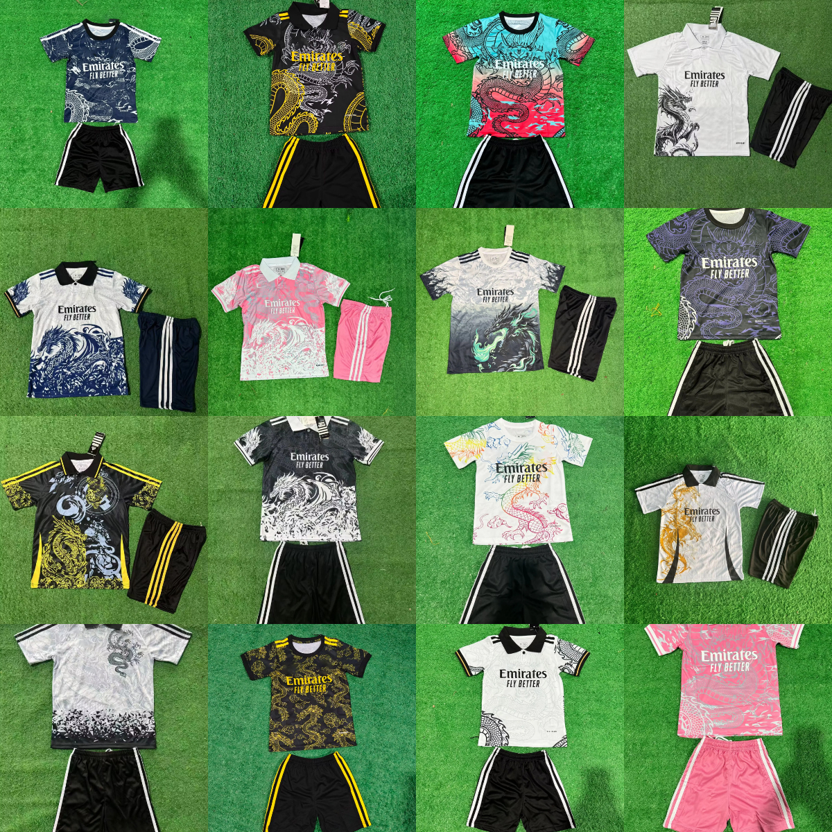 Chinese dragon Pink Football Shirt BELLINGHAM VINI JR soccer jerseys MODRIC 2023 2024 2025 Real 2025 mbappe Madrids CAMAVINGA ALABA kids football jersey shirt