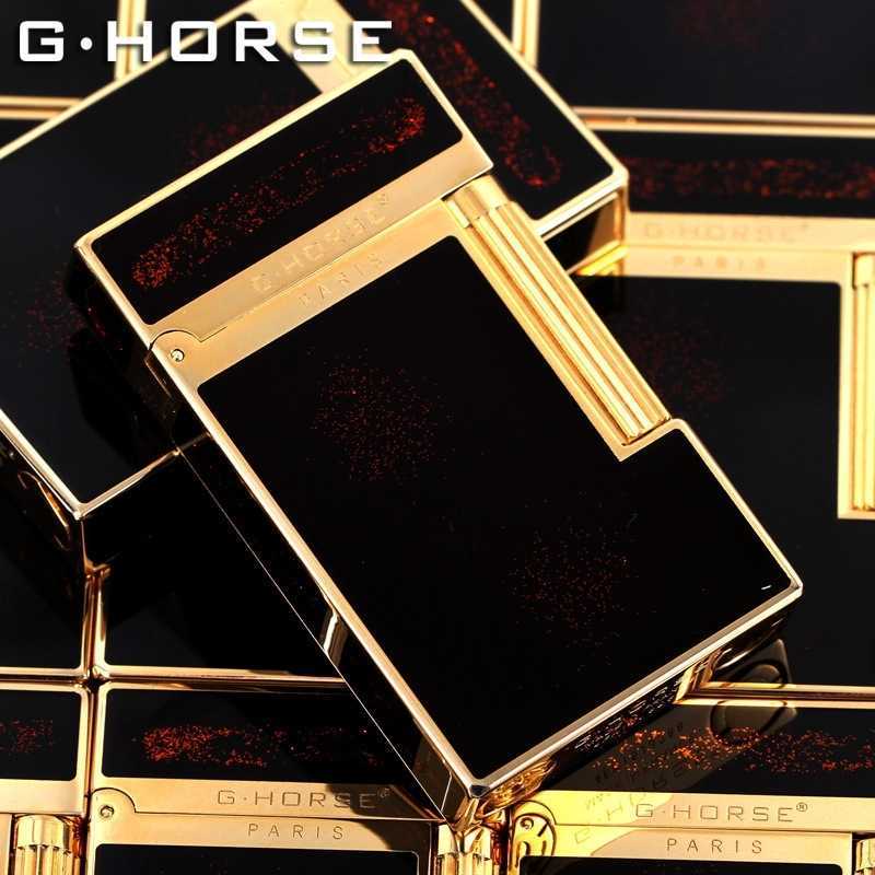 Shenjun's loud-sounding lighter for men, made of pure copper, with a milled-out steel body, refillable, retro, ultra-thin, and featuring a flint 