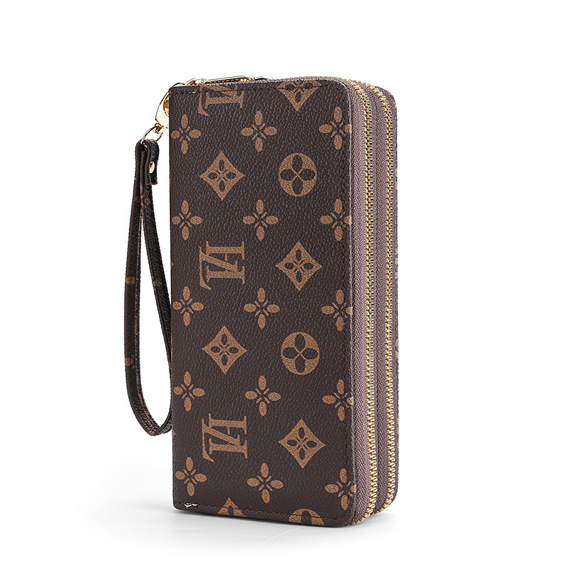 Luxury Designer Wallet Women's Long Wallet 2025 - Large Capacity Double Zippered Compartments & Coin Pocket Fashion Bifold