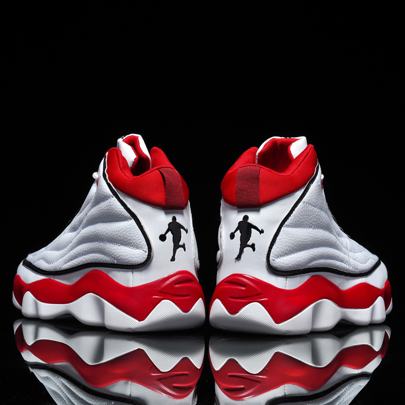 Hot Sale Basketball Shoes Neutral Anti-skid Basketball Boots Mens Womens High Top Leather Outdoor Sports Shoes Couple Sneakers