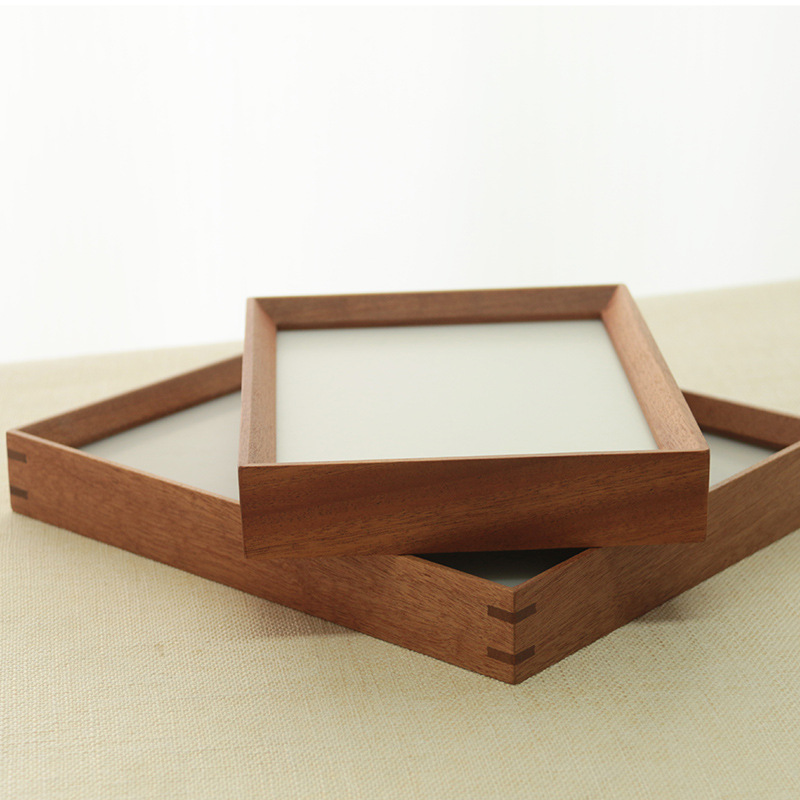 HeMu Nordic style solid wood beech ebony table creative ornaments ins photo frame H260306