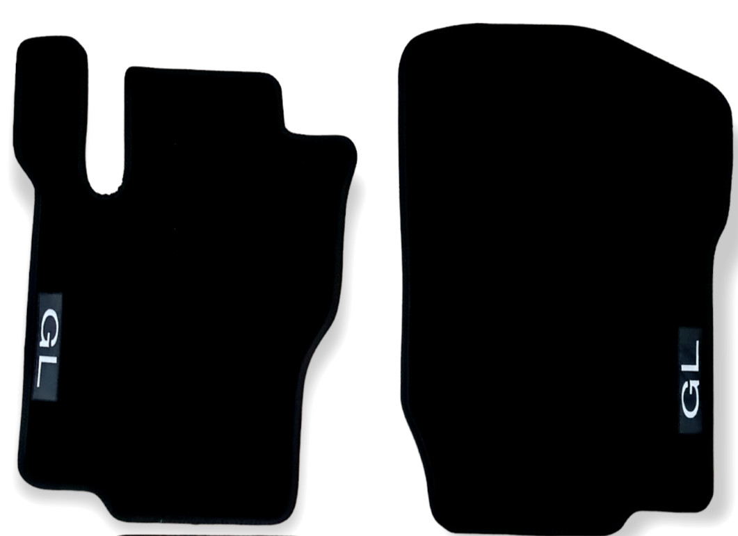 Front Car Floor Mats Velour For Mercedes GL X164 Auto Liners Waterproof Carpet