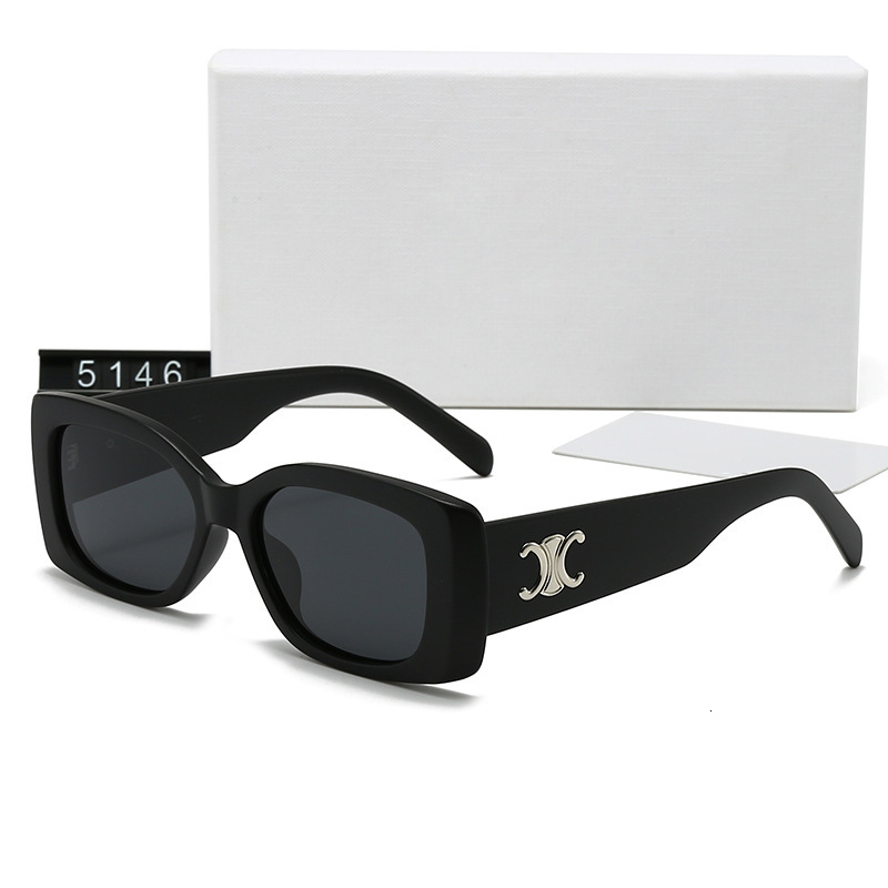 designer sunglasses for women men luxury new paris fashion show polarized tac personality square sunshade uv protection high quality 5146 celines MMZX
