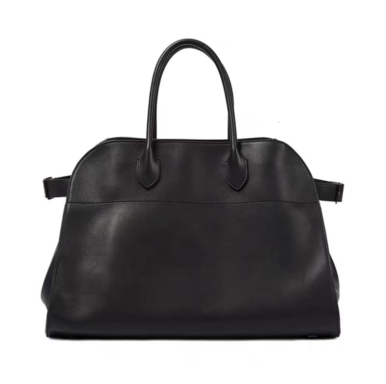 TR In Stock High-end Imported Designer Bag Top Layer Cowhide Genuine Leather Margaux Tote Bag Row Luxury Bag Style Handheld Tote Women's Bag