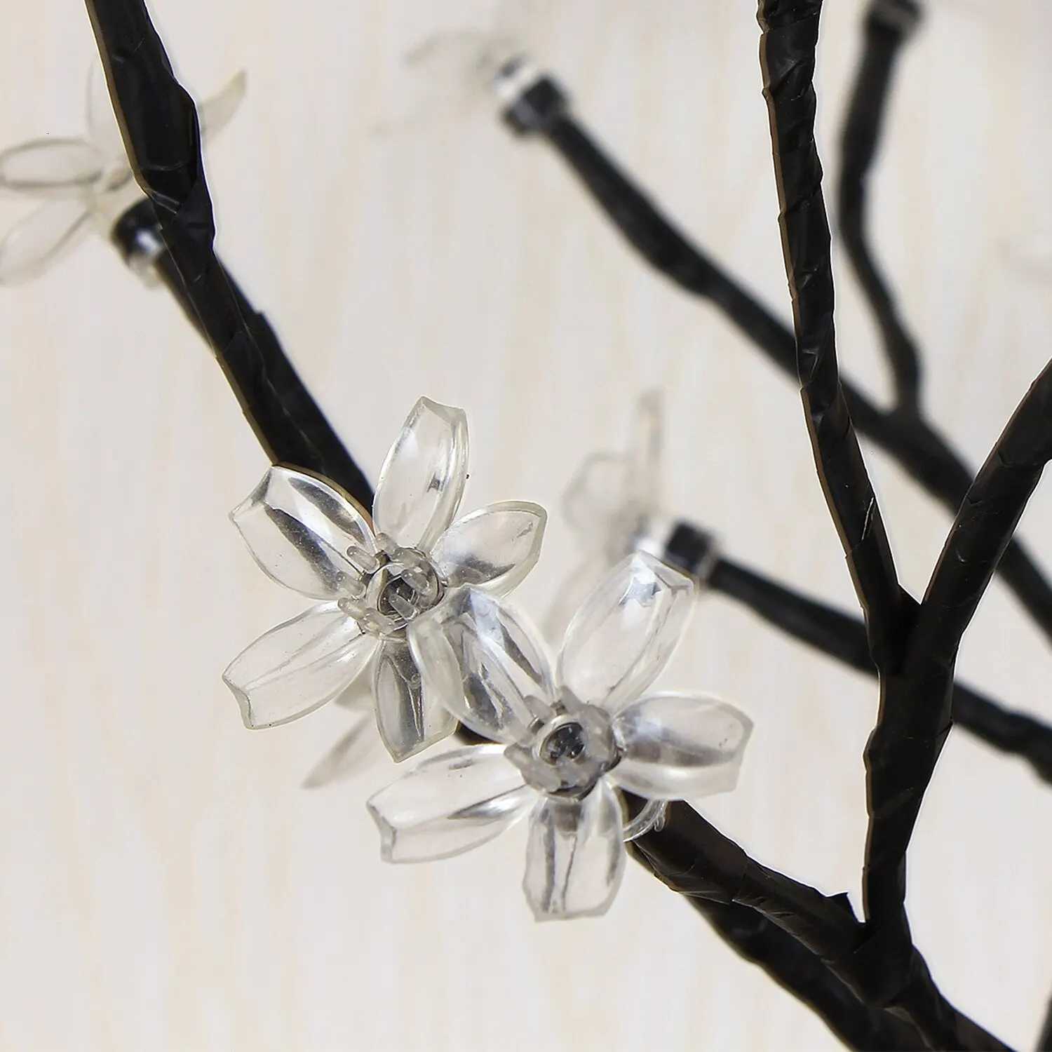 17inch Cherry Blossom Tree Light 40LED Lighted Tabletop Artificial Flower Bonsai Tree Lamp USB Powered Gifts for Home Decor XJ250710