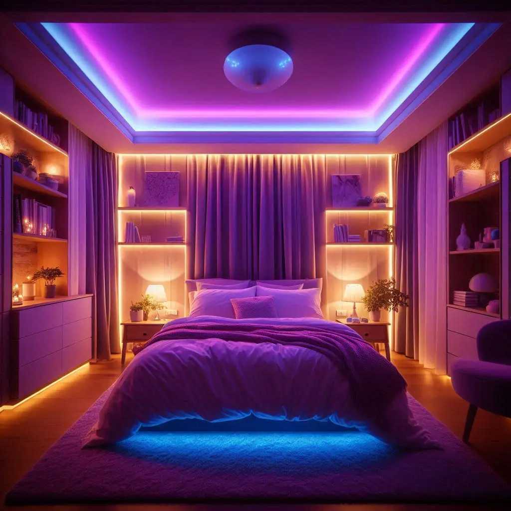 5V USB-Powered RGB LED Strip Light Kit with Infrared Remote Dimming Ideal for TV Backlighting and Home DecorationXJ250710