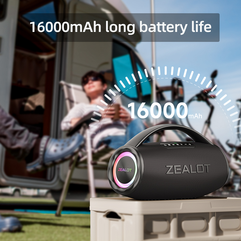S97 Compact Home Portable Bluetooth Speaker with Rich Stereo Sound & 20H Playtime