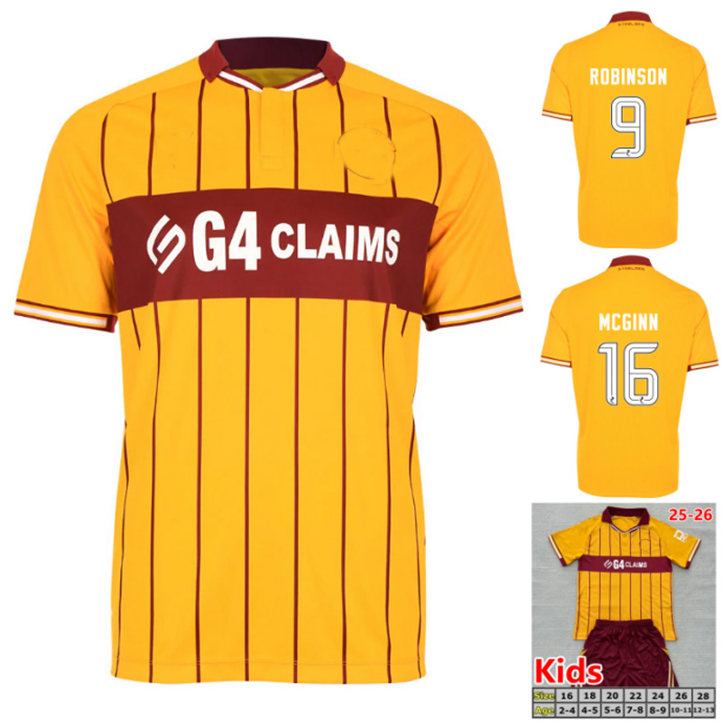 2025 2026 Motherwell fc Soccer Jerseys 25 26 MCGINN SLATTERY SPARROW motherwell HALLIDAY CALLACHAN NICHOLSON TAVARES Football Shirt Men Kids Uniform