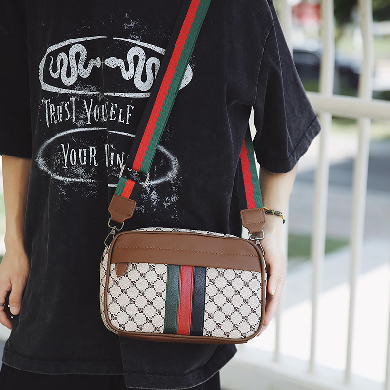 Designer Bag 2025 New Single Shoulder Bag For Men,fashion Trend Crossbody Bag, Business Casual Horizontal Style Youth Luxury Bag Men's Small Back