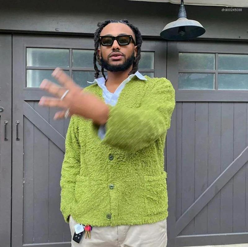 Men's T Shirts CPFM.XYZ Cardigan Embroidered And Women's V-Neck Jacket CPFM XYZ Coats