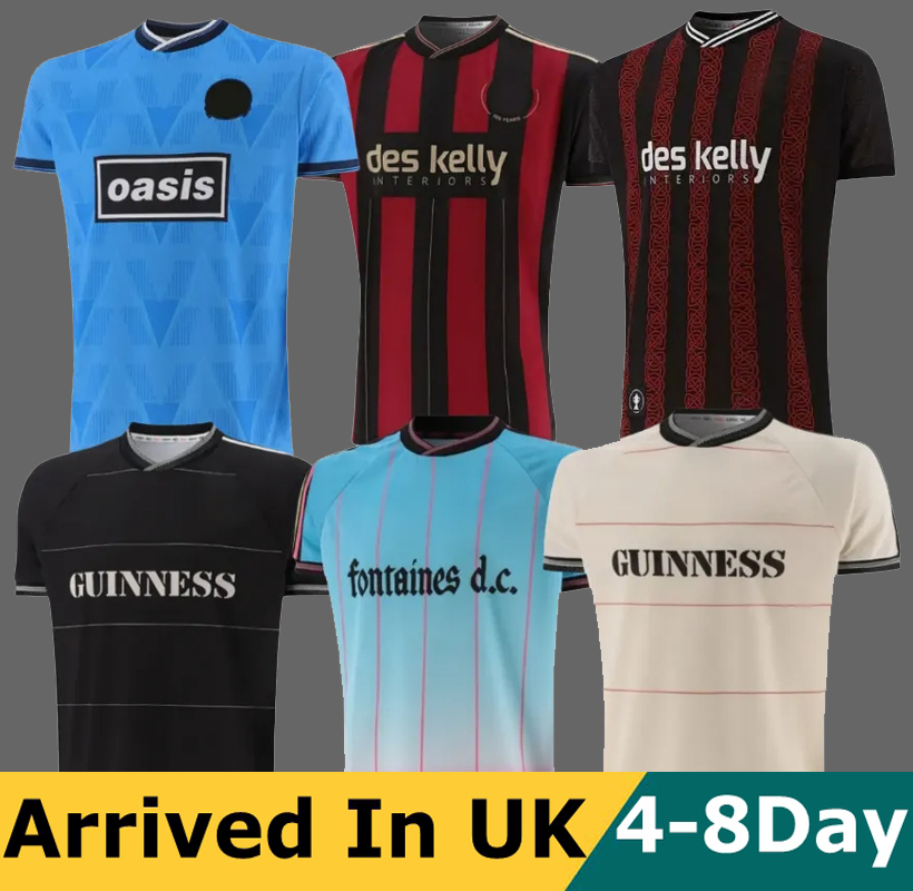 Bohemians 2025 26 135th Anniversary Football Jersey Shirts Kit 25 26 Fontaines Dc Home Away Third GK BLACK GUINNESS Soccer Jerseys PISZCZEK McDONNELL AKINTUNDE