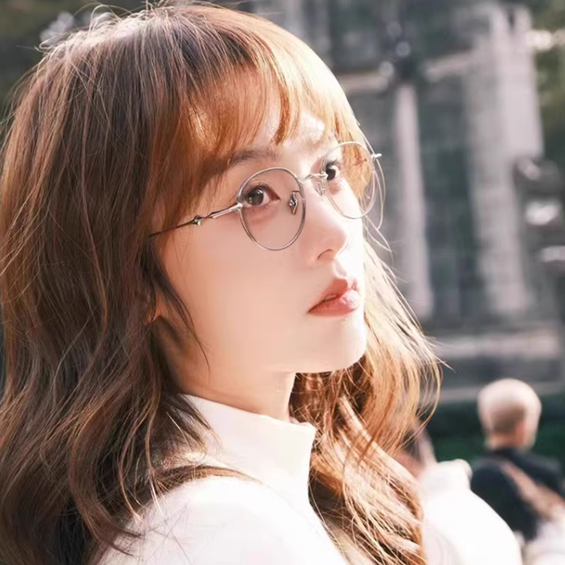 2025 New Optical Glasses Frame Men Women Korea EP Eyeglass Frames Titanium Eyewear Retro Prescription Myopia Round Eyeglasses