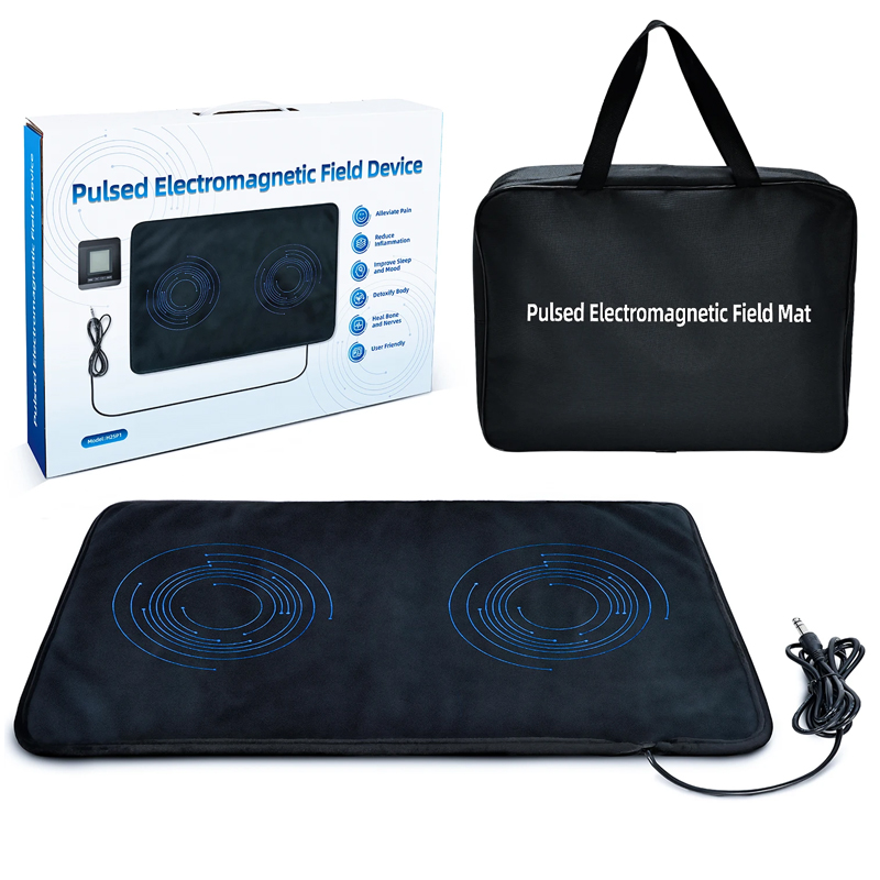 Pemf Mat - Full Body Mat for General Wellness, Stress, Relaxation & Boosted Energy Levels, Magnetic Field Therapy with Controller