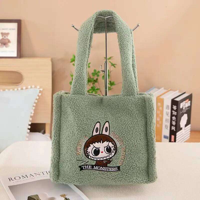 Cute Single Shoulder Cartoon Anime New Large Capacity Portable Handbag for Girls Going Out Mobile Money Storage Bag