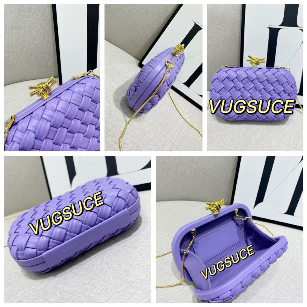 Designer Bag Luxury Bag Shoulder Bag New Women's Bag B Woven bag grab bag dinner bag Hand woven bag knitting bag 13*6cm Practical and high-qualit