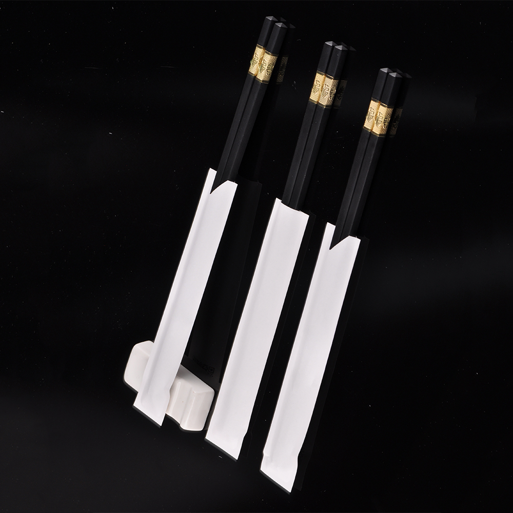 Eco-Friendly Natural Kraft Paper Chopstick sleeves - Perfect for Restaurants and Homes