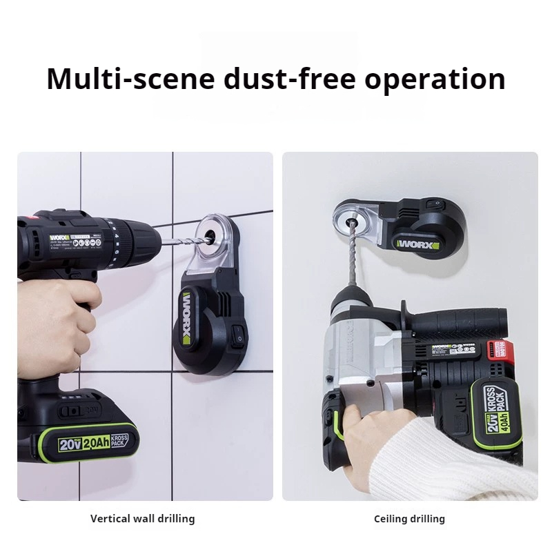 Original WORX Powerful Cleaner Dust Collect WX1602 13Kg Suction 35ml Visual Dust Box USB Type C Univeral Electric Hammer Drill