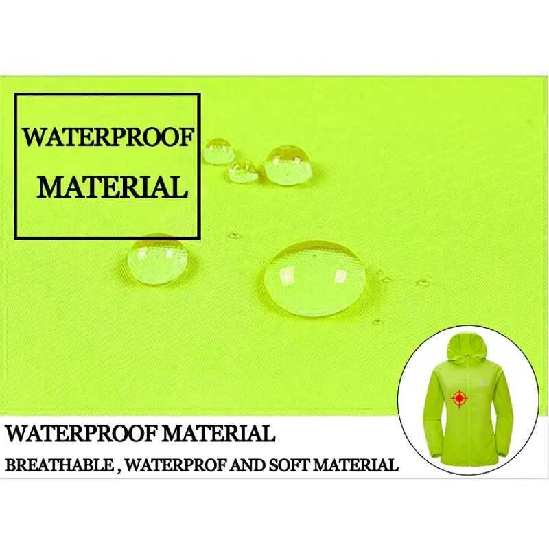 100% Cotton Waterproof Quick Dry Camping Windbreaker Trekking Fishing Rain Coat Outdoor Anti UV Clothes W250711