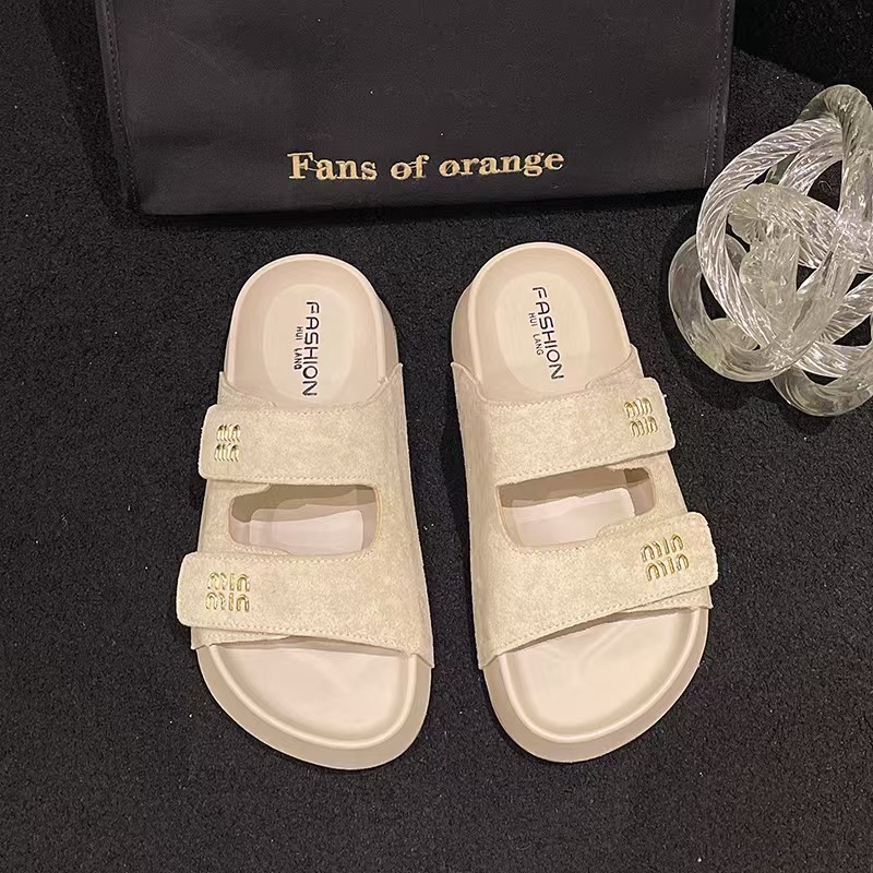 Free shipping platform sandals women's new wear Roman shoes summer beach sports sandals black beige khaki 12315