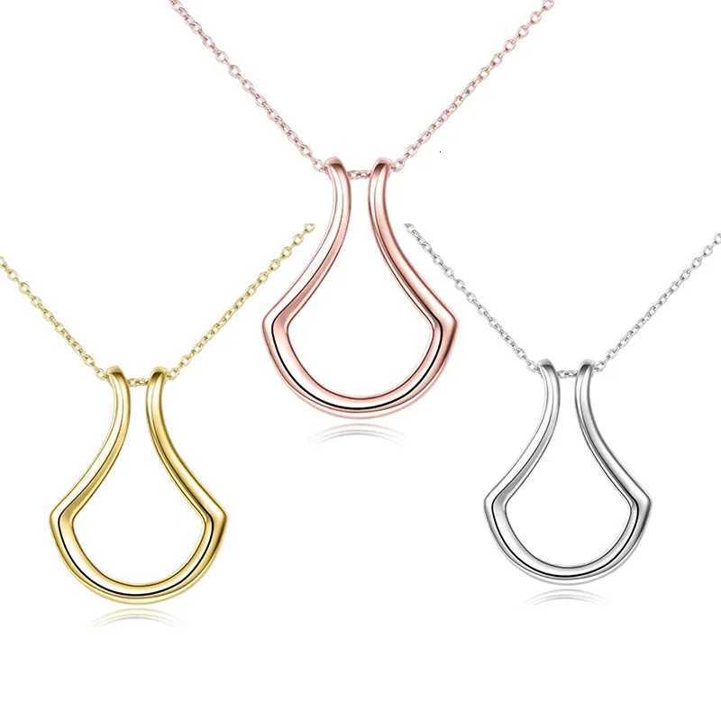Ring Holder Necklace for Women Girls Ring Keeper Necklace for Wife Girlfriend Mom Ring Keeper Pendant Jewelry Gifts W250710