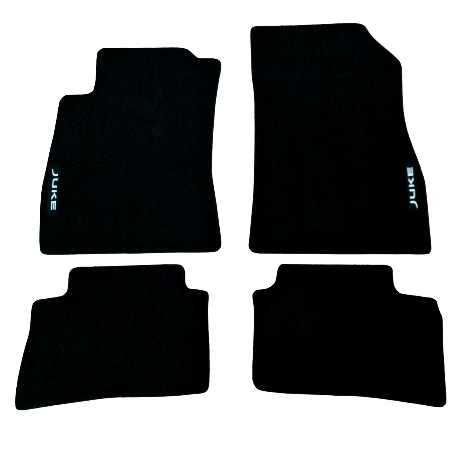 Car Floor Mats Velour For Nissan JUKE Waterproof Black Carpet Auto Liners New