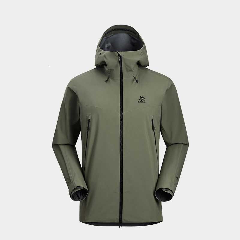 KAILAS GEMU Jacket for Men Outdoor Waterproof Hooded Coat Mountaineering Jacket Breathable Climbing Clothing KG24436 W250711