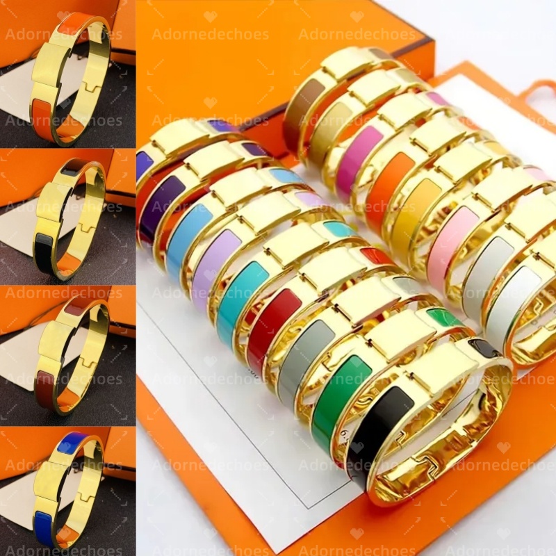 designer bracelet jewlery designer for women jewlery bracelet men gold h bracelet stainless bracelets mens luxury bracelet bangle gold jewelry Size 17