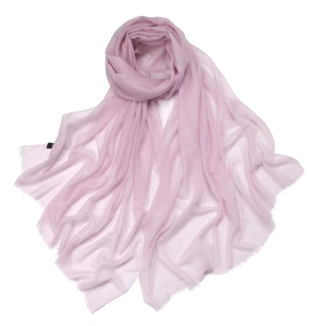 T1187 classic solid cashmere ring cashmere shawl pure color versatile thin air conditioning scarf sunscreen windproof shoulder