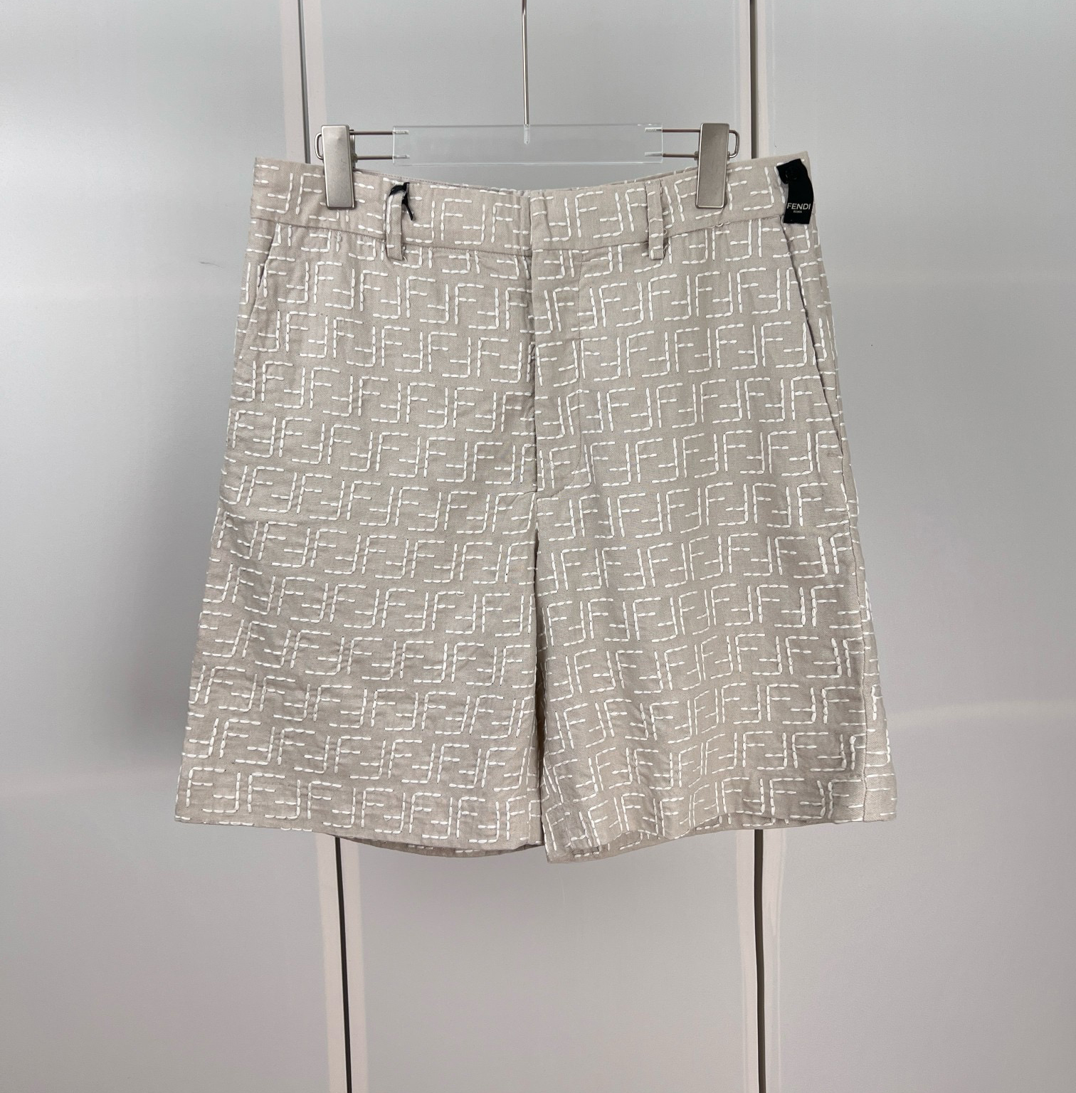 Men's Plus Size Pants Round neck embroidered and printed polar style summer wear with street pure cotton cyy9642 f3443k