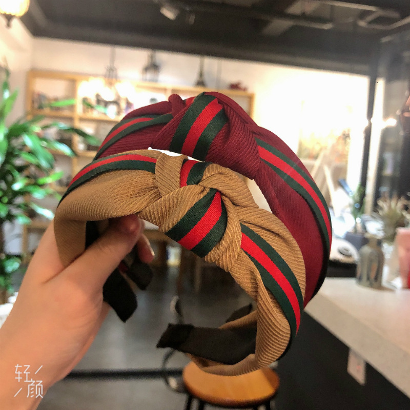 Cute Women Elegant headband knot simple fashion multi-color head hoop girl vocation 250711