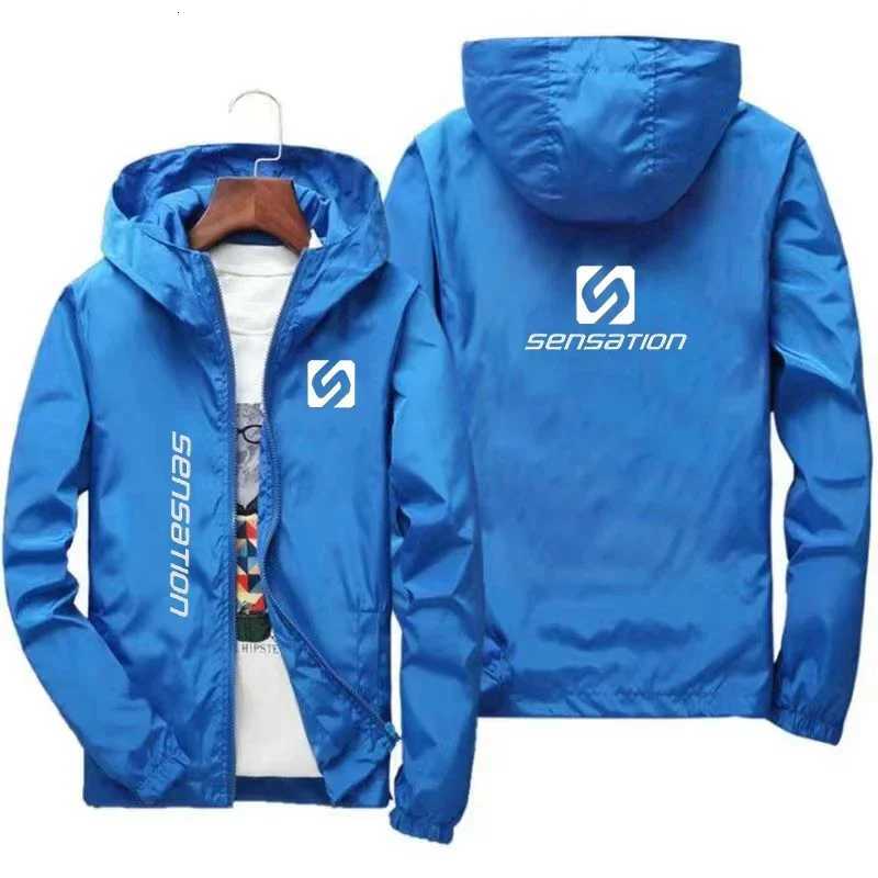 New high-quality mens jacket Windbreaker Spring autumn hooded mountaineering jacket large size waterproof coat raincoat W250711
