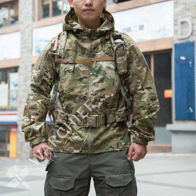 Mens Camouflage Field Tactical Windbreaker Hiking Sports Jacket Outdoor Quick Dry Breathable Hooded Work Coat Climbing Clothes W250711