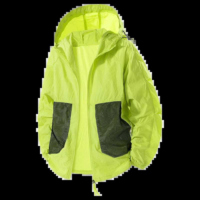 Summer Jacket Men UPF 50+ Plus Size 8XL 7XL Waterproof Quick Dry Camping Hiking Windbreaker Fishing Outdoor Anti-UV Skin Coats W250711