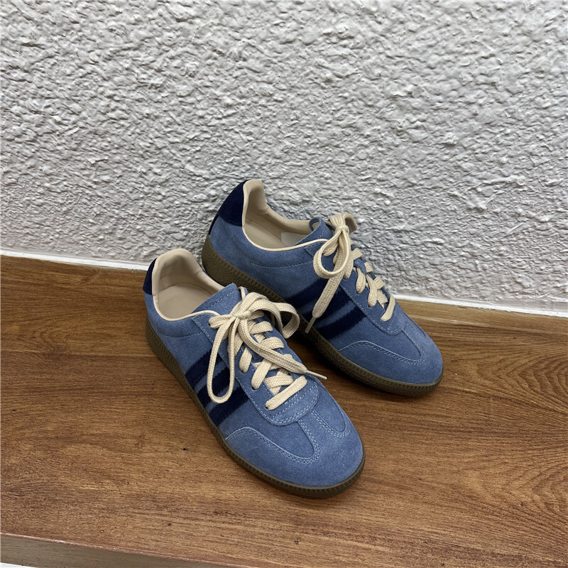 Dexun Women's Flat Casual 2024 Autumn Winter New Versatile Color Block Sneakers Forrest Gump Shoes Three Stripes ddmysaturn ddmysaturn ddmysaturn