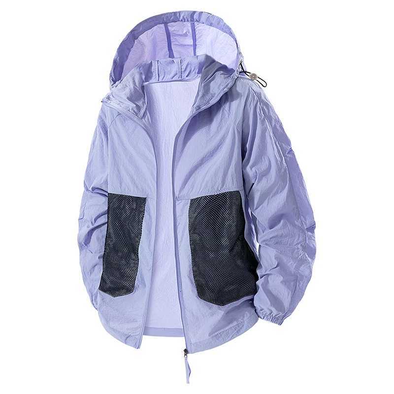 Summer Jacket Men UPF 50+ Plus Size 8XL 7XL Waterproof Quick Dry Camping Hiking Windbreaker Fishing Outdoor Anti-UV Skin Coats W250711