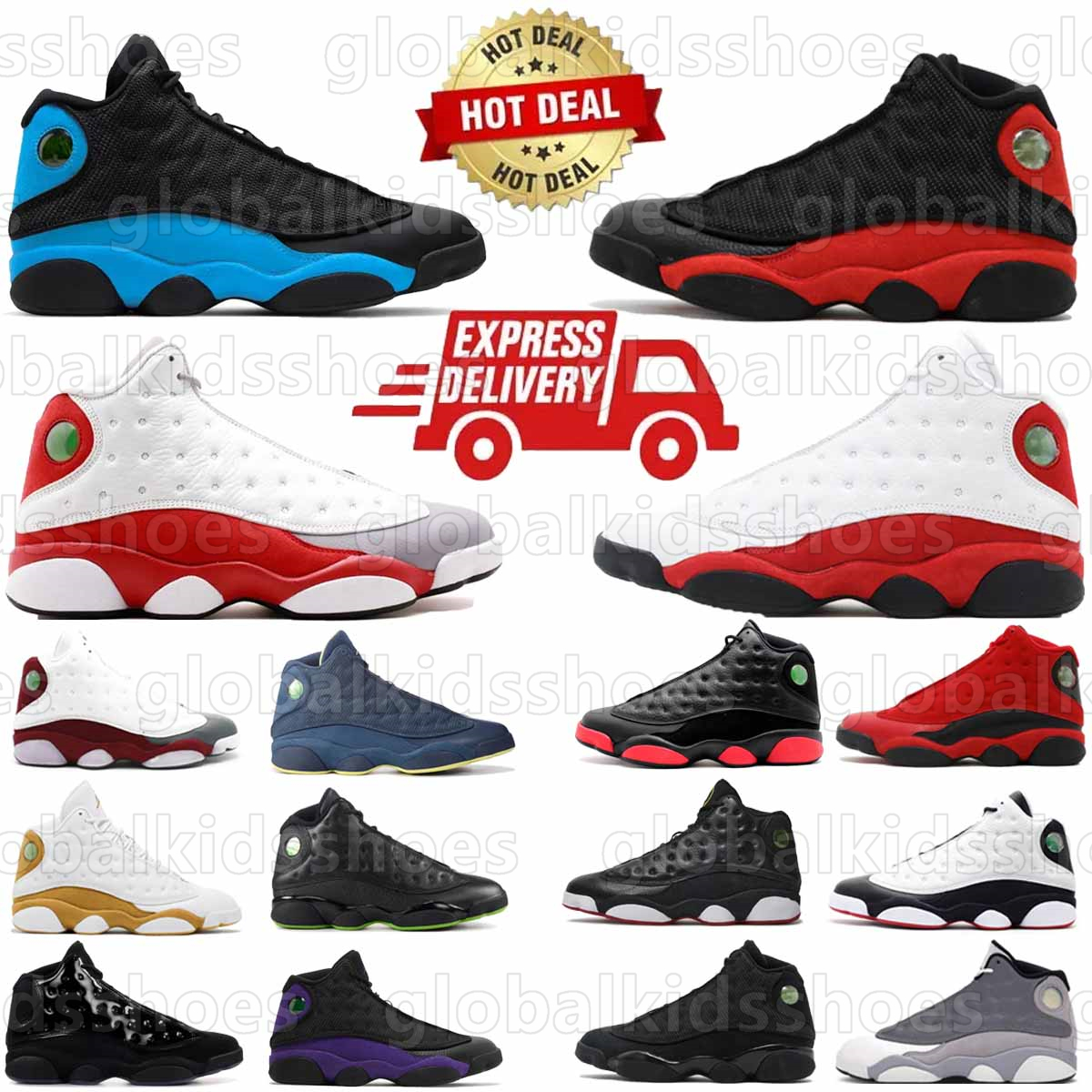 Designer Basketball 13s Shoes For Mens Women Bred Black UNC Navy Single Day OG Chicago Grey Toe Dirty Bred Outdoor Sports Trainers